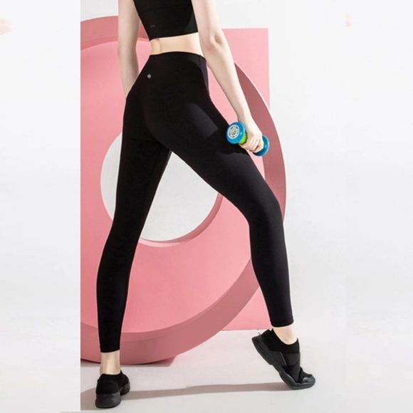 Stash Pocket High Rise Four-Way Stretch Legging - Buttery Soft Legging - Picture 3 of 5